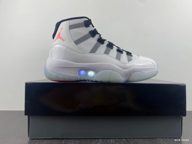 Cheap Plug) Air Adapt DD3522-100 (CN Jordan 11 White 0717